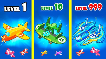 Merge Plane! All 70 Airplanes Unlocked! This Is The Strongest Airline Empire In The World