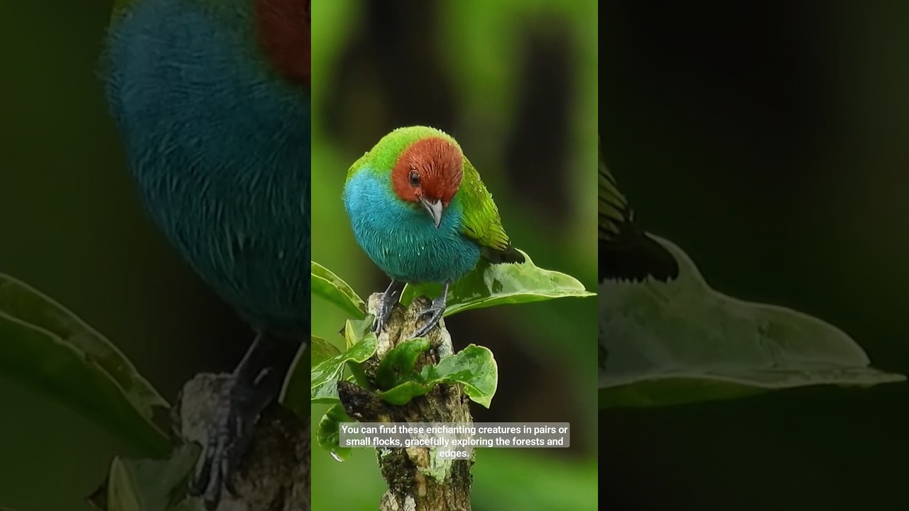 🌿 Introducing the Stunning Tanager! 🐦🌈