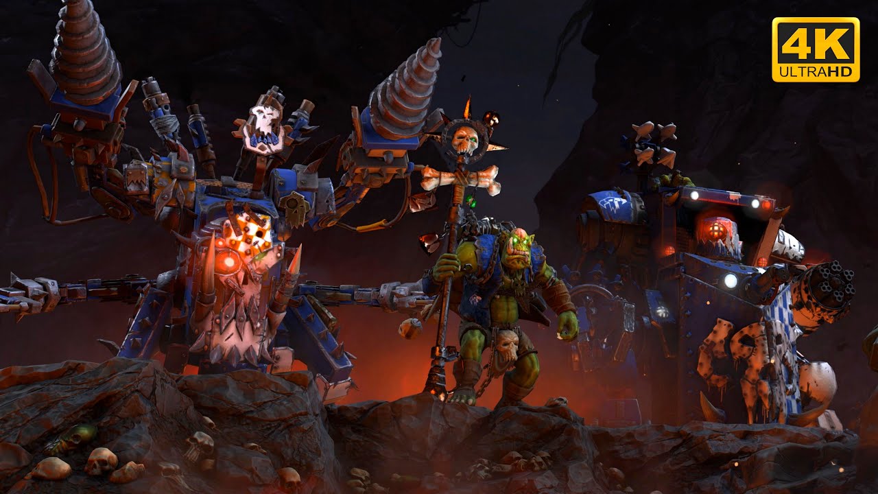 ORKZ IZ BEST! - Direct Strike Mod - Gameplay Video - 4K Quality - Warhammer 40K Dawn Of War 3