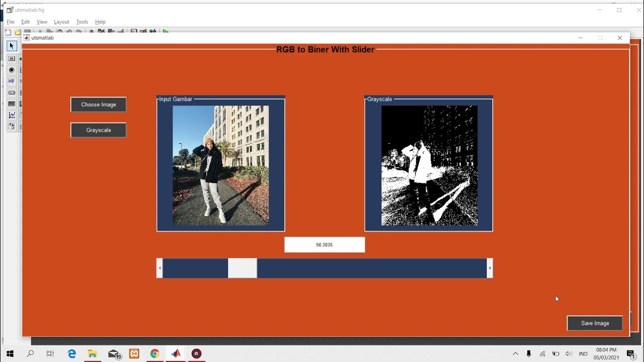 RGB to Biner with Slider GUI Matlab YouTube