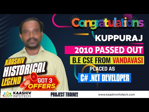 Kaashiv Infotech Reviews - ASP.Net Core Developer - How to become a .Net Developer - ASP.Net Course