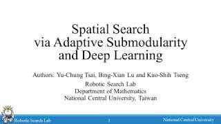 Celebrity Spatial Search via Adaptive Submodularity and Deep Learning Profile