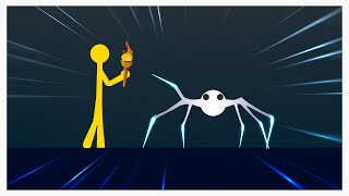 This game is Stick Fight with Spiders screenshot 1