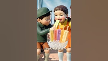 Squid Game AI Korean Ice Cream ASMR #squidgame #squidgame2 #ai #asmr