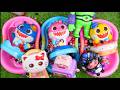 Satisfying with  M&amp;M. #ASMR , #ToyASMR,  #Satisfying,#candy,#mms,#toys,#babysharks,Hellokitty,#doll