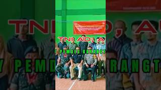 Kegiatan Comsos TNI AD, AU dan AL di Desa Karangtanjung Kecamatan Cililin