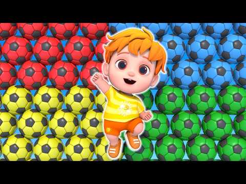 Canção da Família Papai Dedo | Brinque com bolas | Bomboo em Português - Canções Infantis