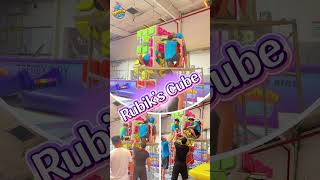 Rubik’s cube 👍👍 #dirolep #indoorplayground #themeparks #trampoline #fyp
