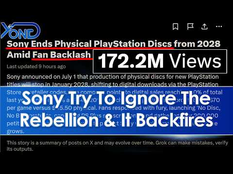 Sony Try To Ignore Mass Rebellion After Killing Physical Discs, Goes Poorly, Lawmakers Get Involved