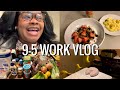 9-5 Work Vlog | Hot Stone Massage, Launch Day, Grocery Haul, 10K Giveaway, 9-5 Work Vlog in Atlanta