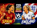 SPAIN WOMEN vs ENGLAND WOMEN LIVE 🔴 | FIFA Women’s World Cup 2027 Qualifier Watchalong 📱
