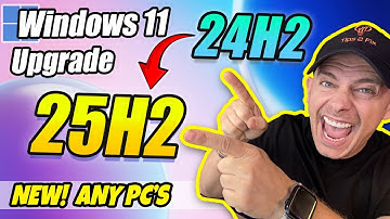 Upgrade Windows 11 24H2 to 25H2 on Unsupported PCs (Super Quick)