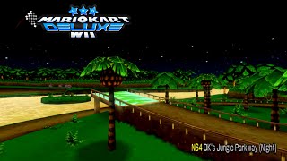 Mario Kart Wii Deluxe - N64 DK Jungle Parkway (Night)