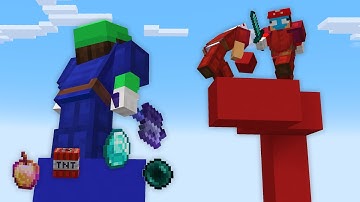 2v2 Random Items Pillars in Minecraft...