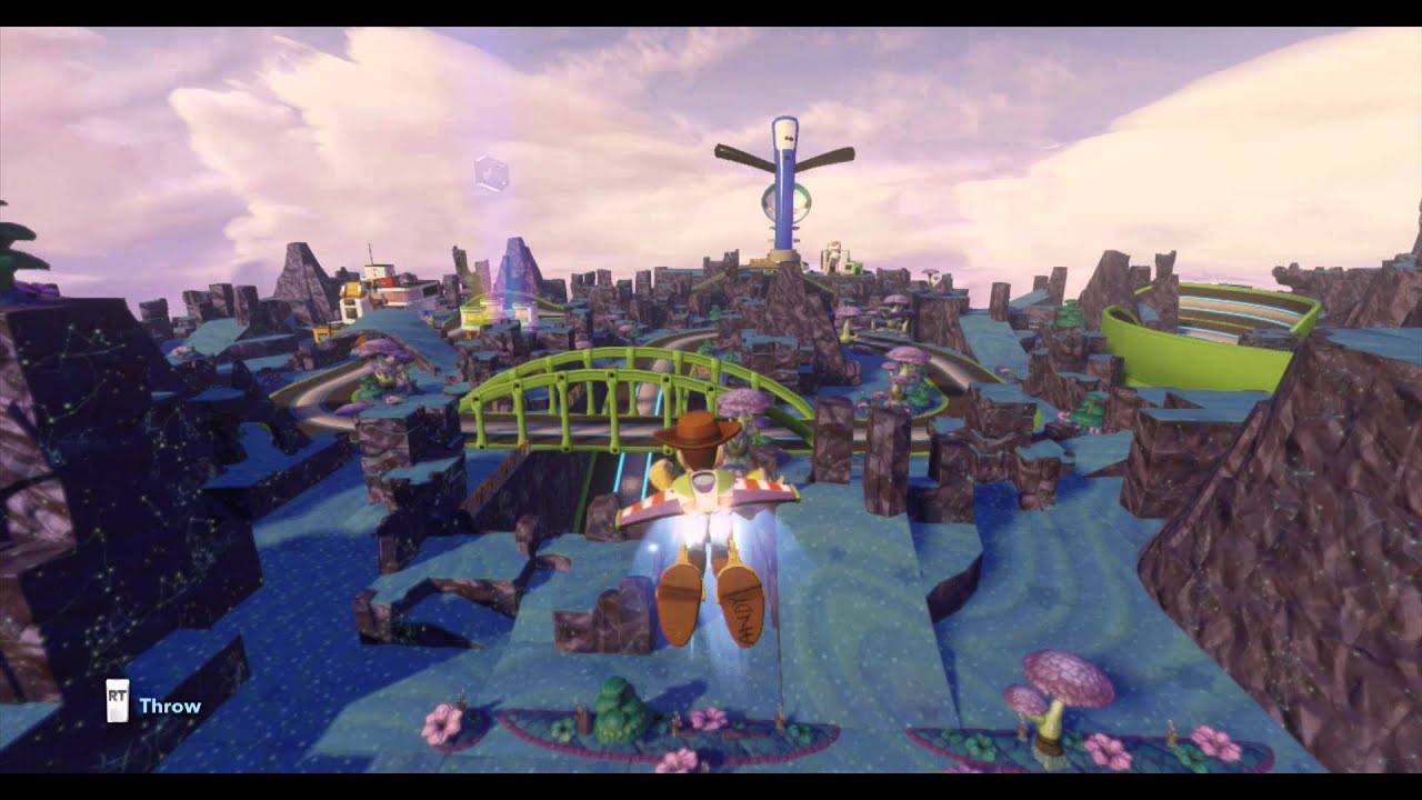 Disney Infinity, Toy Story Racer Toy Box Full Race Walkthrough HD