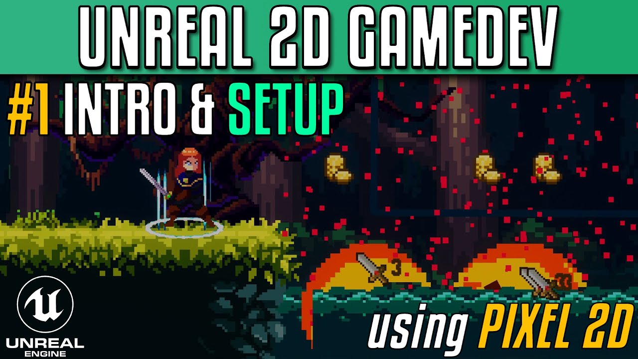 Creating 2D games with Unreal Engine using Pixel 2D - Introduction