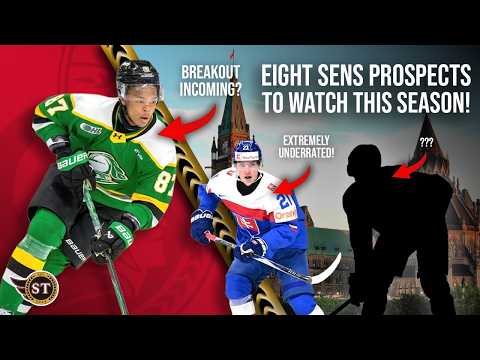 The TOP EIGHT Ottawa Senators Prospects TO WATCH This Year!