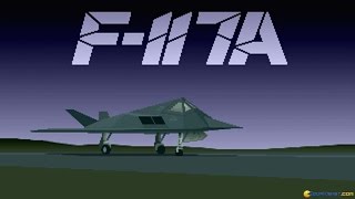 F117 A - Stealth Fighter 2 gameplay (PC Game, 1991) screenshot 4