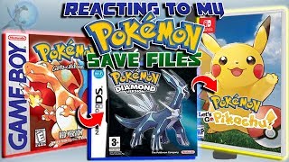 Reacting To My Pokémon Save Files