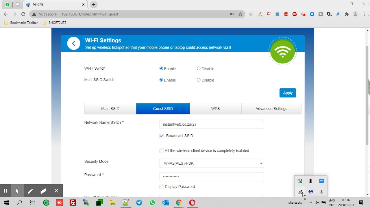 Wi-Fi Setup for ZTE Modems - YouTube