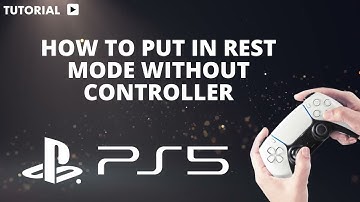 How to put PS5 in rest mode without controller