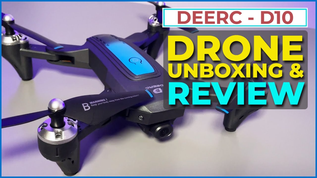 DEERC D10 Drone - Unboxing & First Flight! 