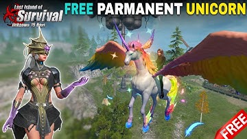 HOW TO MAKE FREE PARMANENT UNICORN 🦄 IN OPERATION BASE  | LAST ISLAND OF SURVIVAL HINDI #lios 