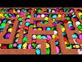 POV AUUGHH Color Obunga Yoshie, Angry Munci and PLANKTON IN BIG MAZE #garrysmod #nextbots