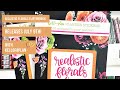 Meet Realistic Florals- Stickers + Washi Flipthrough