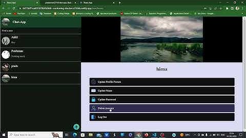 chat app (Coding Ninjas Skill test)