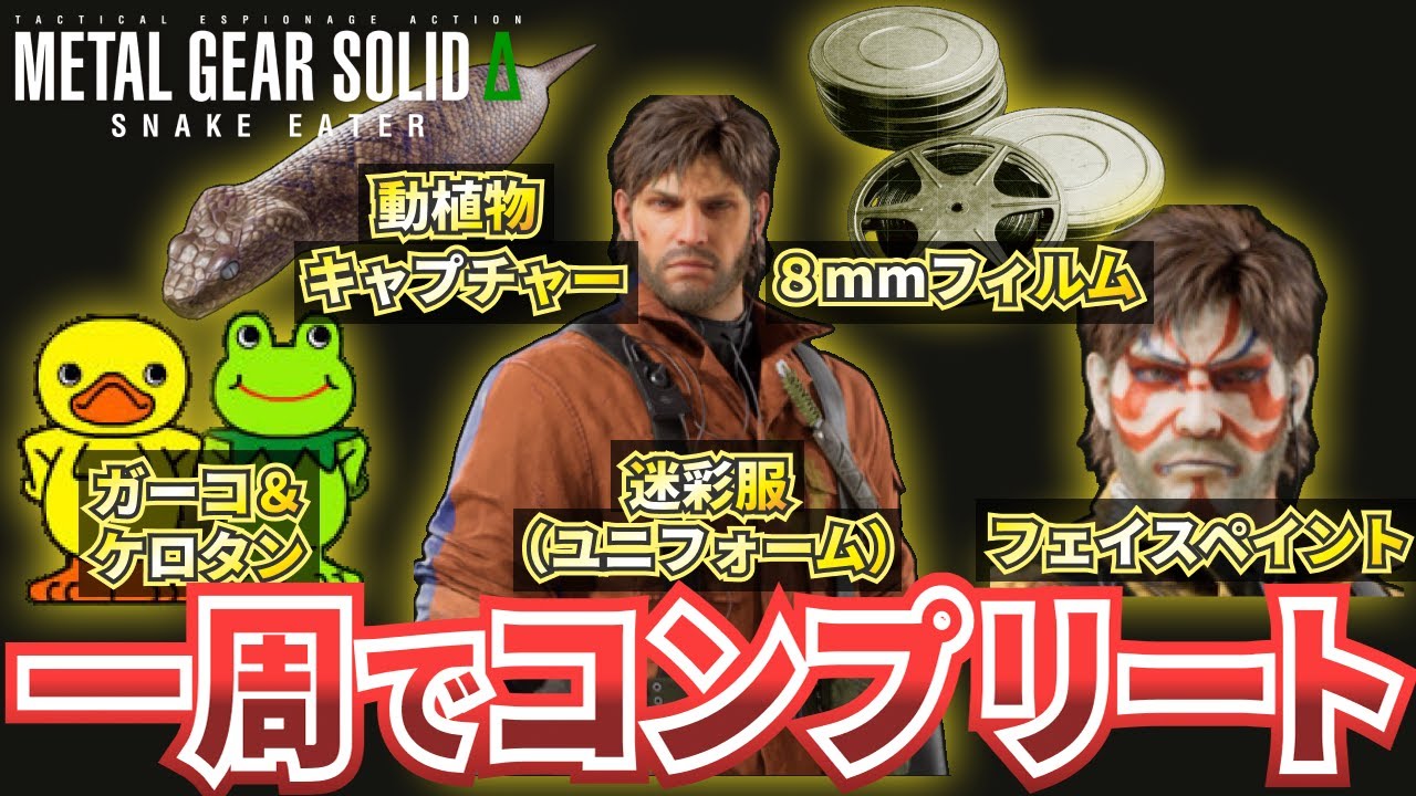 【ケロタン】他の方は購入できません MGSΔ】全アイテムを一周で回収するルートを解説【メタルギアソリッド