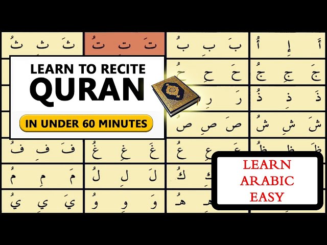 Learn to recite QURAN in under 60 mins class=