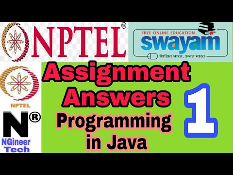 Nptel assignment 1answers of programming in java || NPTEL-2021(July-December)