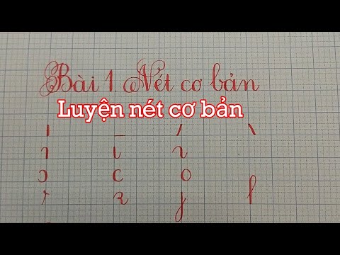 Video Luyện nét cơ bản - Bài 1. #LuyenchudepThanhAnchannel... - YouTube