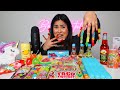 I Tried ASMR again...EDIBLE CANDY NAILS,  Freeze Dried Candy Mukbang 먹방