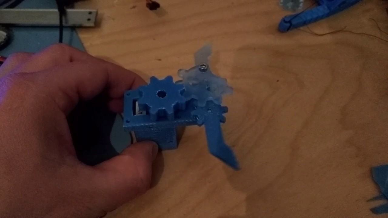 MeArm Greiffer aus dem 3D Drucker