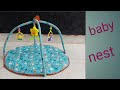 Baby nest|| how to make baby bed|| play mat
