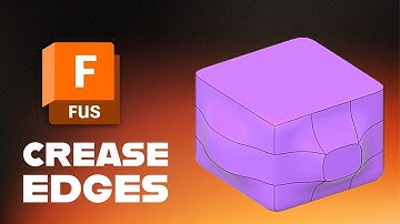 Fusion 360 T-Splines: Crease vs Uncrease Edges Tutorial with Zebra Analysis