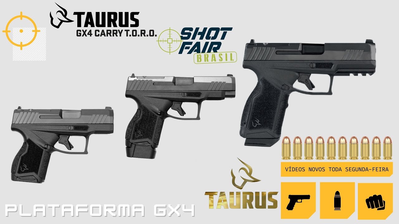 Taurus Gx4 a nova linha de pistolas da Taurus