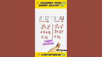 Number Analogy tricks 🔥🤯 #maths #mathstricks #khansir #motivation #reasoning