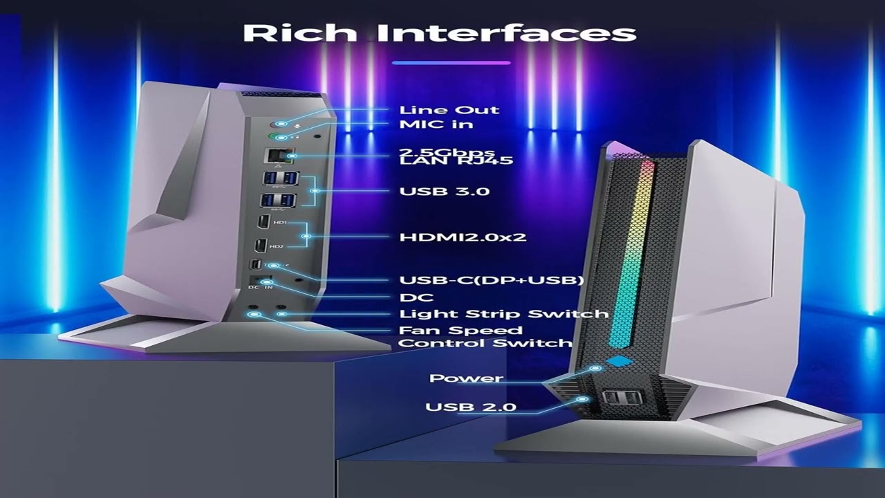 Best Deal: TOPGRO T1-Pro Mini Gaming PC Core i9-13900HK/RTX4060 8G GDDR6, Gaming Computer