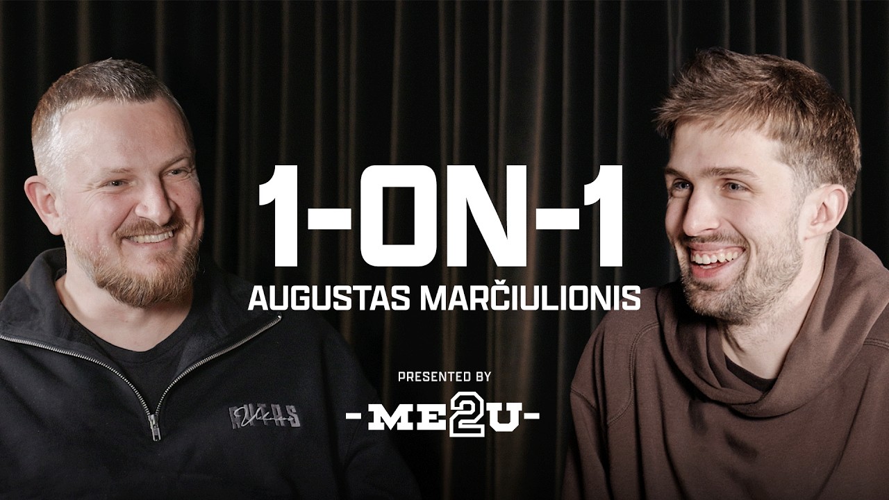 1-ON-1 with Augustas Marčiulionis | Presented by Me2U