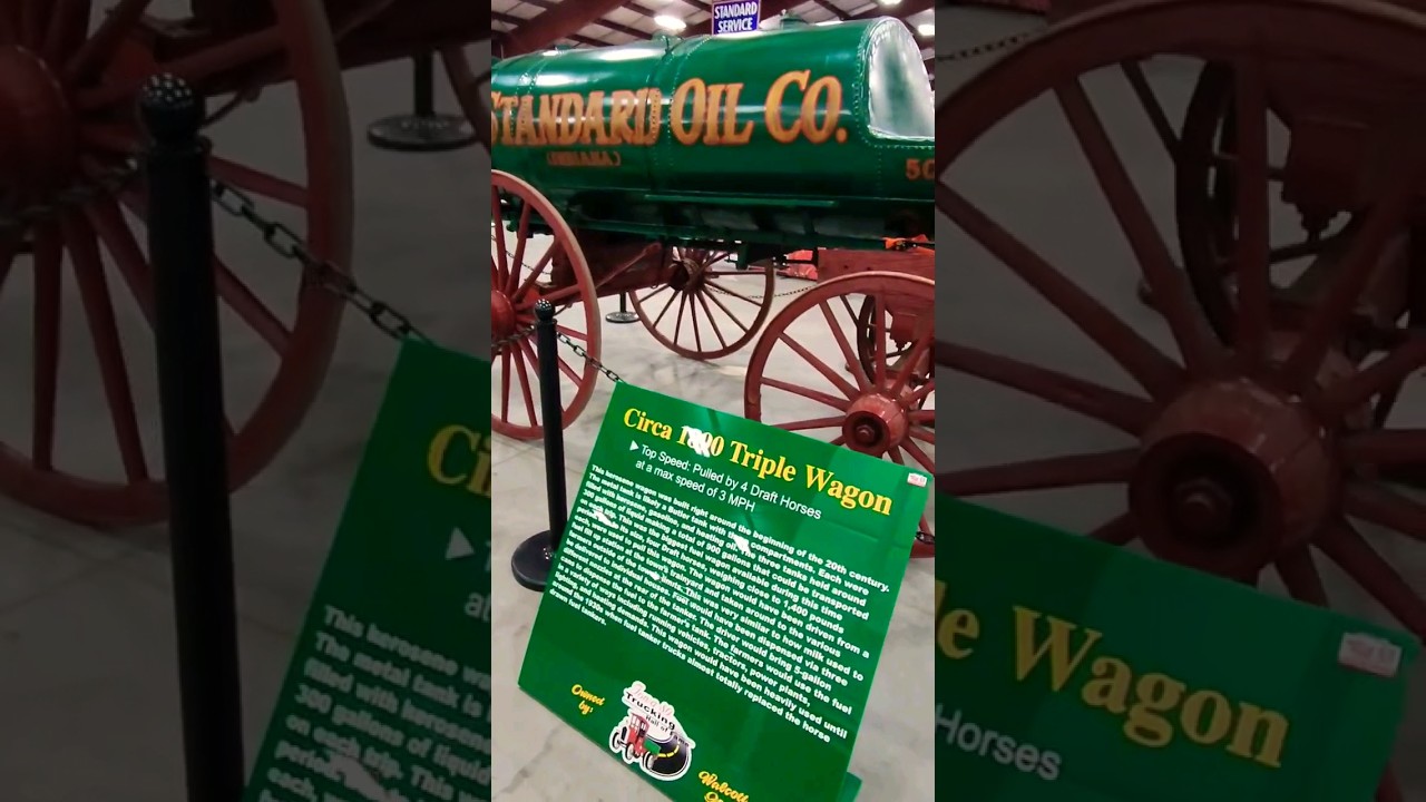 When Horses Hauled Oil Iowa 80 Trucking Museum Walcot IA 