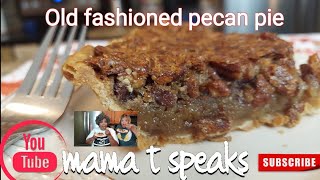 Southern style Pecan Pie