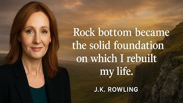 From Rock Bottom to Rise: The J.K. Rowling Truth About Failure, Rebuilding, and Inner Strength