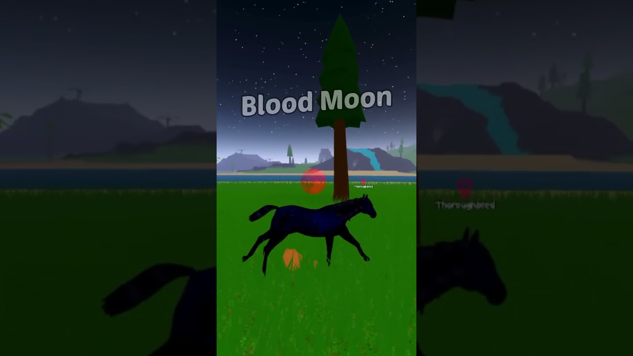 Wild Horse Islands Roblox Blood Moon Thoroughbred Halloween 22 Limited