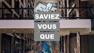 Saviez-vous que: Vous pouvez voir le mur de Berlin à Montréal? #shorts