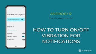 How to Turn On/Off Vibration for Notifications [Android 12] screenshot 5