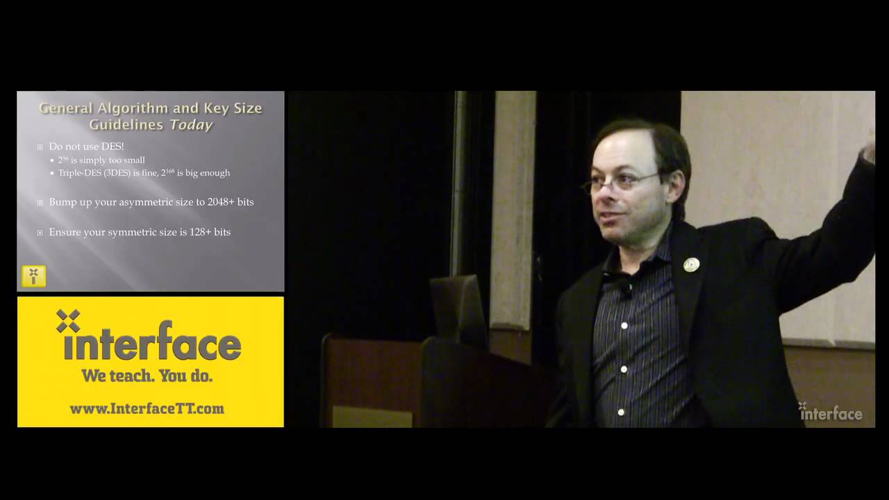 Part 3 - Information Security - How Cryptography Works Choosing the Right Crypto for the Job