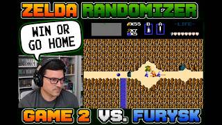 TOURNAMENT MATCH - Game 2 vs. FurySK - w/post-game commentary - Zelda 1 Randomizer